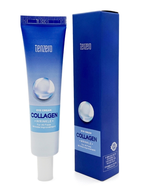 Tenzero Cream Крем для глаз с гидролизованным коллагеном и аденозином Wrinkle Collagen Eye, 40 мл