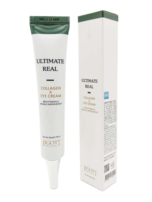 Jigott Крем для кожи вокруг глаз с коллагеном Ultimate Real Collagen Eye Cream, 50 мл Jigott Крем для кожи вокруг глаз с коллагеном Ultimate Real Collagen Eye Cream, 50 мл