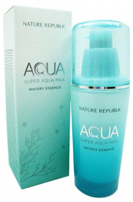 NATURE REPUBLIC Super Aqua Max Watery Essence Увлажняющая эссенция с морским комплексом, 42 мл NATURE REPUBLIC Super Aqua Max Watery Essence Увлажняющая эссенция с морским комплексом, 42 мл