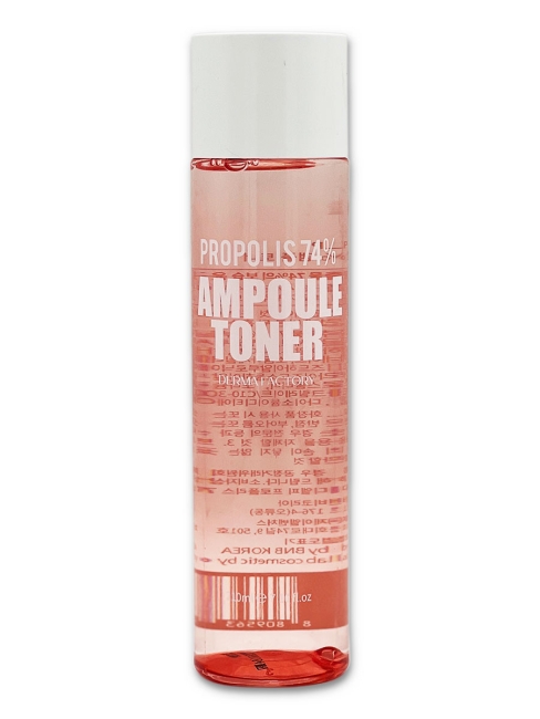 Derma Factory Тонер-сыворотка для лица с красным прополисом Propolis 74% Ampoule Toner, 210 мл Derma Factory Тонер-сыворотка для лица с красным прополисом Propolis 74% Ampoule Toner, 210 мл