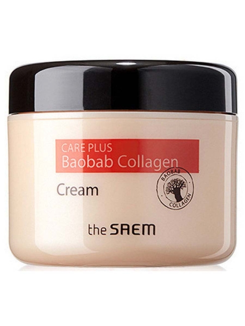 The Saem Крем коллагеновый Баобаб Care Plus Baobab Collagen Cream, 100 мл The Saem Крем коллагеновый Баобаб Care Plus Baobab Collagen Cream, 100 мл