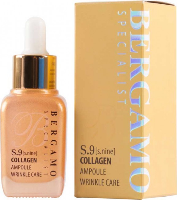 Bergamo Specialist S.Nine Collagen Ampoule Сыворотка ампульная S9 с коллагеном, 30 мл Bergamo Specialist S.Nine Collagen Ampoule Сыворотка ампульная S9 с коллагеном, 30 мл