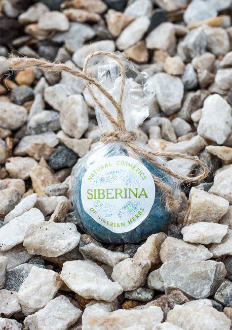 Siberina Бомбочка для ванны Морская, 80 г Siberina Бомбочка для ванны Морская, 80 г