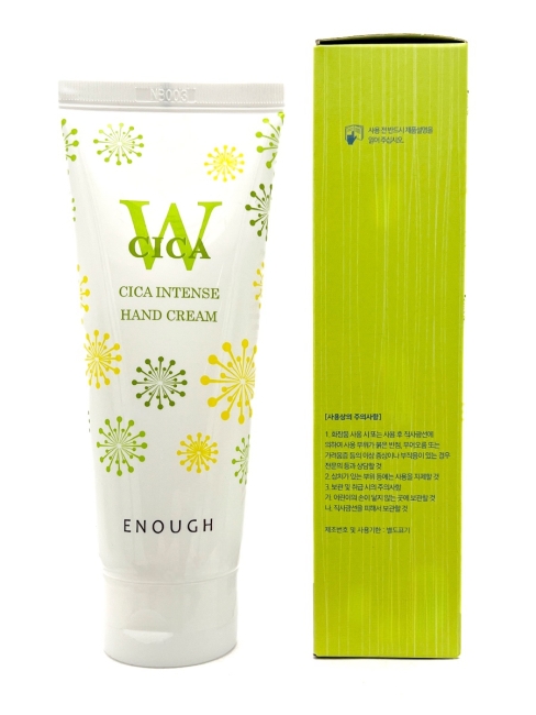 Enough Крем для рук с экстрактом Центеллы азиатской W Cica Intense Hand Cream, 100 мл