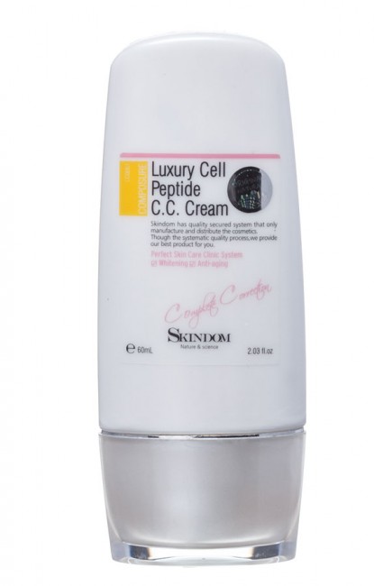 Skindom CC крем для лица с элитными клеточными пептидами Luxury Cell Peptide CC Cream SPF 27 PA++, 60 мл