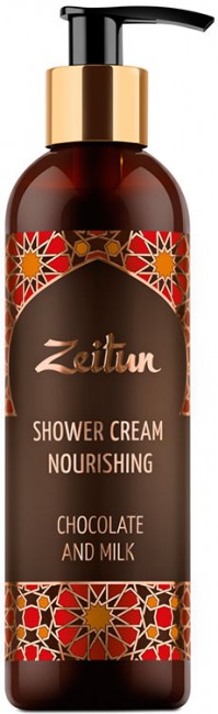 Zeitun Питательный крем-гель для душа "Шоколад и Молоко", 250 мл Zeitun Питательный крем-гель для душа "Шоколад и Молоко", 250 мл