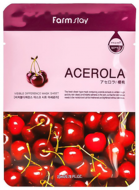 FarmStay Visible Difference Mask Sheet Acerola Тканевая маска с экстрактом ацеролы, 23 мл