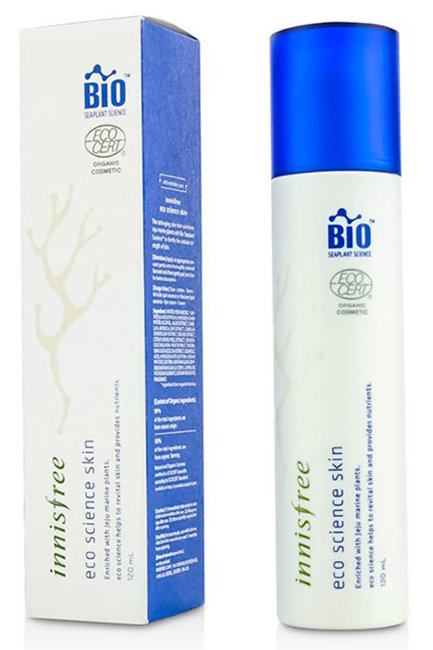 Innisfree Eco Science Skin Омолаживающий эко-тонер, 120 мл