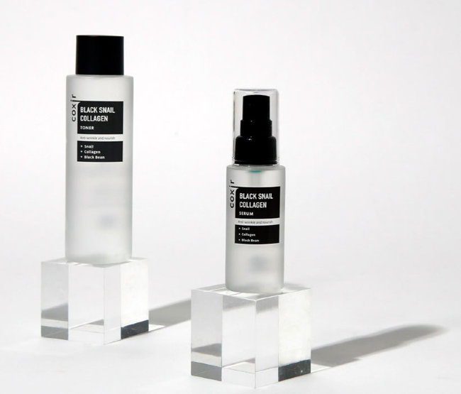 Coxir Black Snail Collagen Toner Тонер против морщин с коллагеном и муцином черной улитки, 150 мл Coxir Black Snail Collagen Toner Тонер против морщин с коллагеном и муцином черной улитки, 150 мл