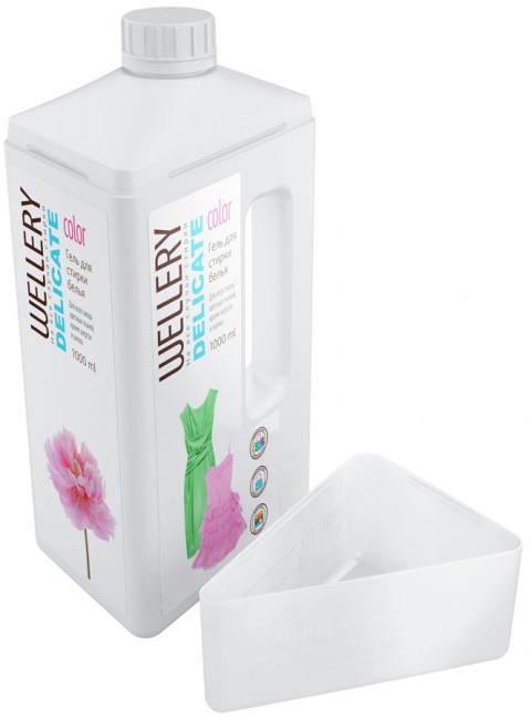 Wellery Гель для стирки слабозагрязненных цветных тканей, 1 л.