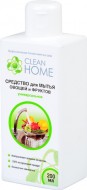 Clean Home Гель для мытья фруктов и овощей, 200 мл
