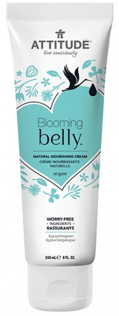 ATTITUDE Blooming Belly Натуральный питающий крем с Аргановым маслом, 240 мл