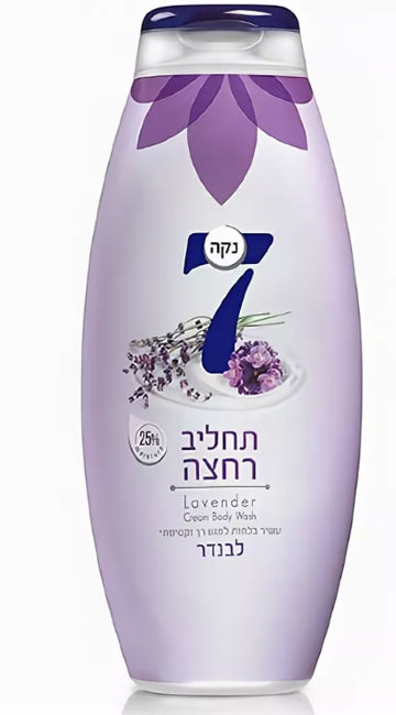 Neca 7 Увлажняющий крем-гель для душа с микрошелком Лаванда Lavender Cream Body Wash (721), 750 мл