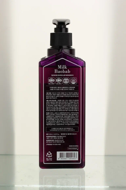 Milk Baobab Шампунь Sensitive Shampoo Baby Powder, 500 мл Milk Baobab Шампунь Sensitive Shampoo Baby Powder, 500 мл