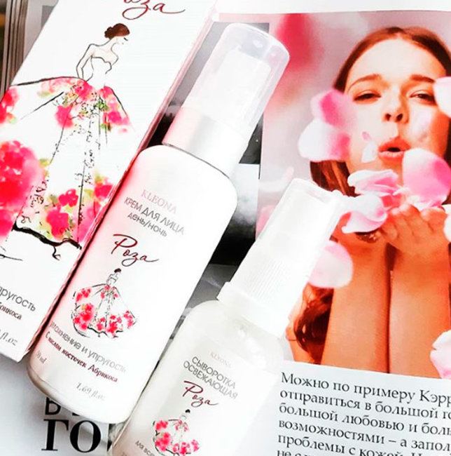 Kleona Крем для лица день-ночь Роза, 50 мл Kleona Крем для лица день-ночь Роза, 50 мл