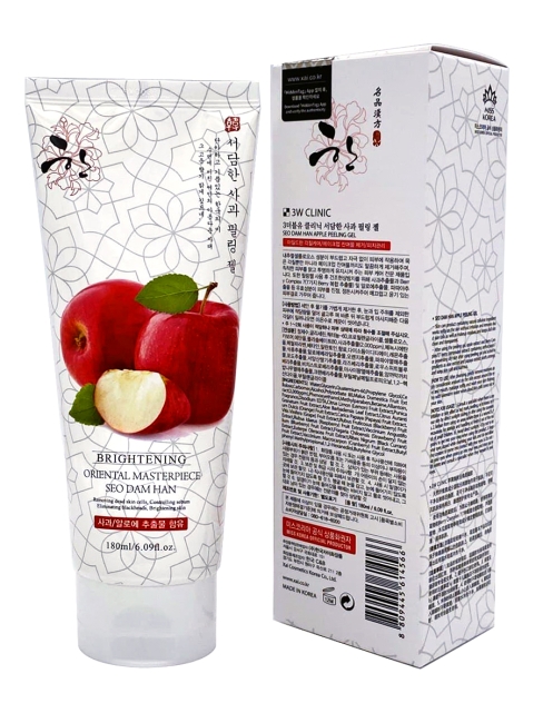 3W Clinic Пилинг-гель с экстрактом яблока Seo Dam Han Apple Peeling Gel, 180 мл 3W Clinic Пилинг-гель с экстрактом яблока Seo Dam Han Apple Peeling Gel, 180 мл