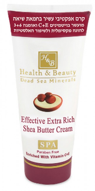 Health and Beauty Крем для тела питательный с маслом Ши, 180 мл