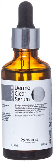 Skindom Dermo Clear Serum Сыворотка для проблемной кожи лица 100% экстракт софоры, 50 мл Skindom Dermo Clear Serum Сыворотка для проблемной кожи лица 100% экстракт софоры, 50 мл