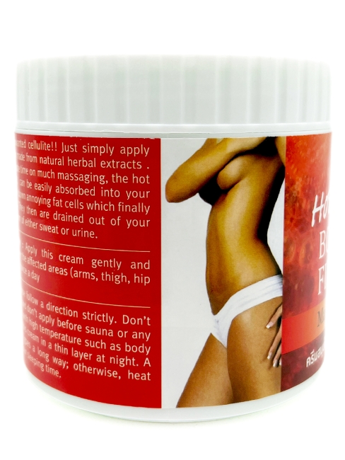 Banna Подтягивающий и согревающий массажный крем для тела Hot & Fast Body Firming Massage Cream, 500 мл