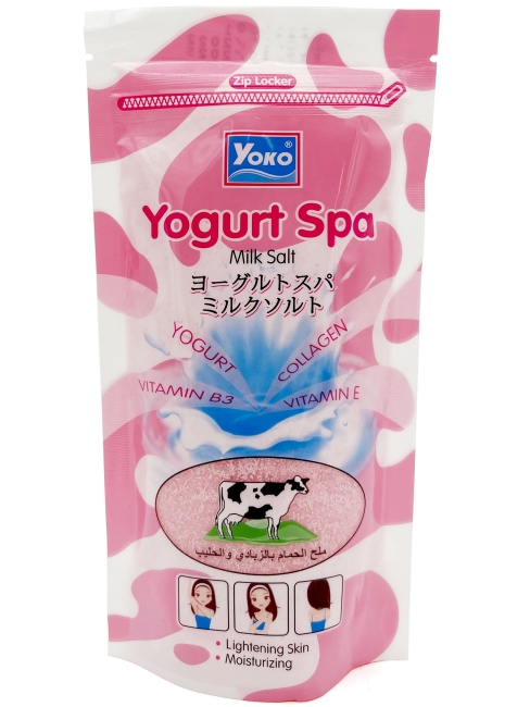 Yoko Скраб для тела солевой с молоком и йогуртом Yoghurt Spa Milk Salt, 300 г