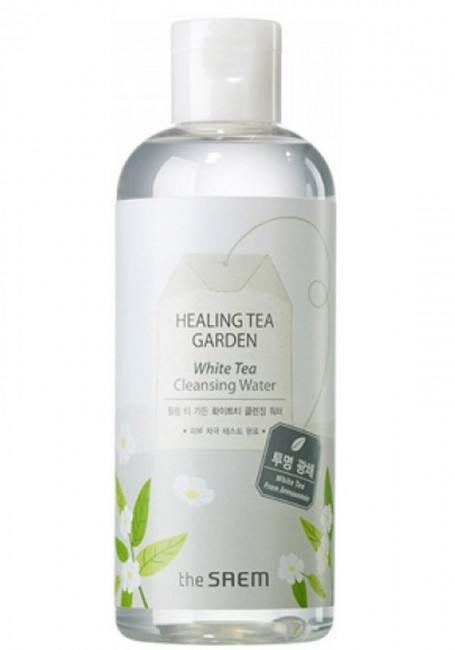 The Saem Healing Tea Garden White Tea Cleansing Water Вода очищающая увлажняющая с экстрактом белого чая, 300 мл