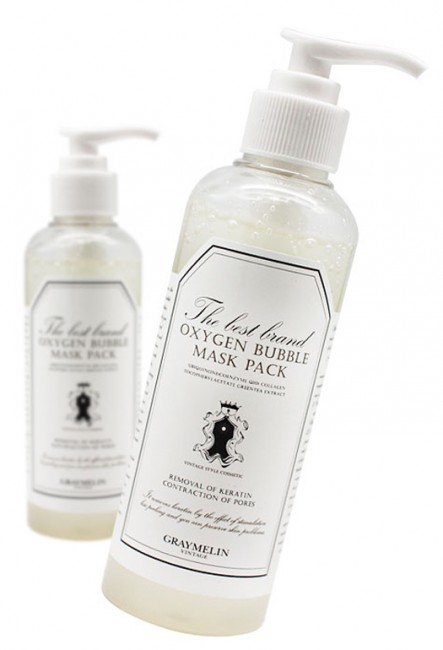 Graymelin Oxygen Bubble Mask Pack Кислородная маска для лица, 200 мл Graymelin Oxygen Bubble Mask Pack Кислородная маска для лица, 200 мл