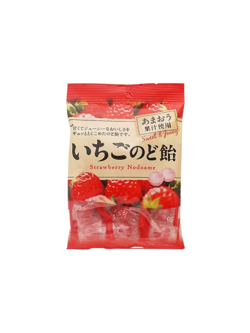 PINE Карамель леденцовая от боли в горле Клубника и Травы Ichigo Strawberry & Herb Candy, 70 г PINE Карамель леденцовая от боли в горле Клубника и Травы Ichigo Strawberry & Herb Candy, 70 г