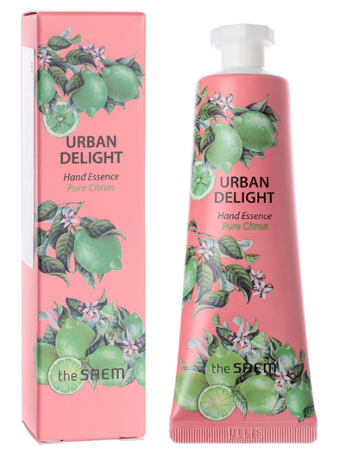 The Saem Крем для рук цитрус Urban Delight Hand Essence Pure Citron, 50 мл The Saem Крем для рук цитрус Urban Delight Hand Essence Pure Citron, 50 мл