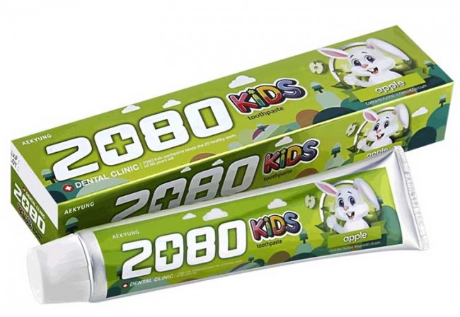 KeraSys Dental Clinic 2080 KIDS Детская зубная паста Яблочная, 80 г KeraSys Dental Clinic 2080 KIDS Детская зубная паста Яблочная, 80 г