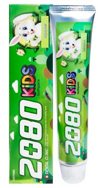 KeraSys Dental Clinic 2080 KIDS Детская зубная паста Яблочная, 80 г KeraSys Dental Clinic 2080 KIDS Детская зубная паста Яблочная, 80 г