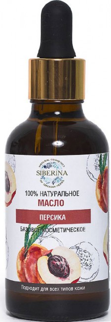 Siberina Масло персика раф., 50 мл Siberina Масло персика раф., 50 мл