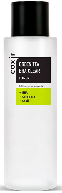 Coxir Green Tea BHA Clear Toner Тонер отшелушивающий с зеленым чаем и BHA-кислотами, 150 мл Coxir Green Tea BHA Clear Toner Тонер отшелушивающий с зеленым чаем и BHA-кислотами, 150 мл