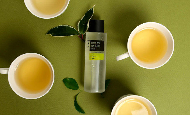 Coxir Green Tea BHA Clear Toner Тонер отшелушивающий с зеленым чаем и BHA-кислотами, 150 мл Coxir Green Tea BHA Clear Toner Тонер отшелушивающий с зеленым чаем и BHA-кислотами, 150 мл