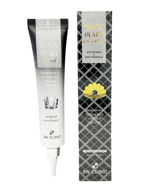3W Clinic Крем для кожи вокруг глаз с черным жемчугом Black Pearl Eye Cream, 40 мл