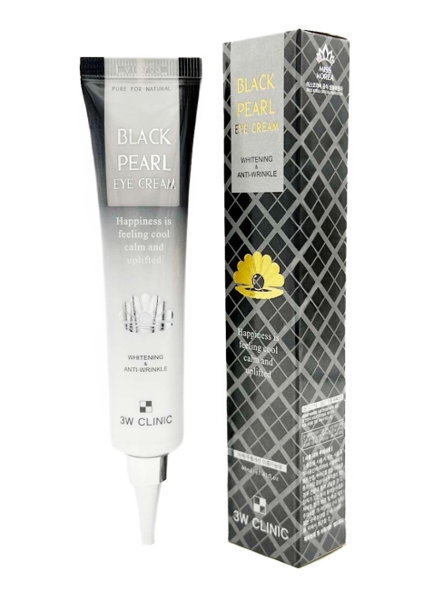 3W Clinic Крем для кожи вокруг глаз с черным жемчугом Black Pearl Eye Cream, 40 мл