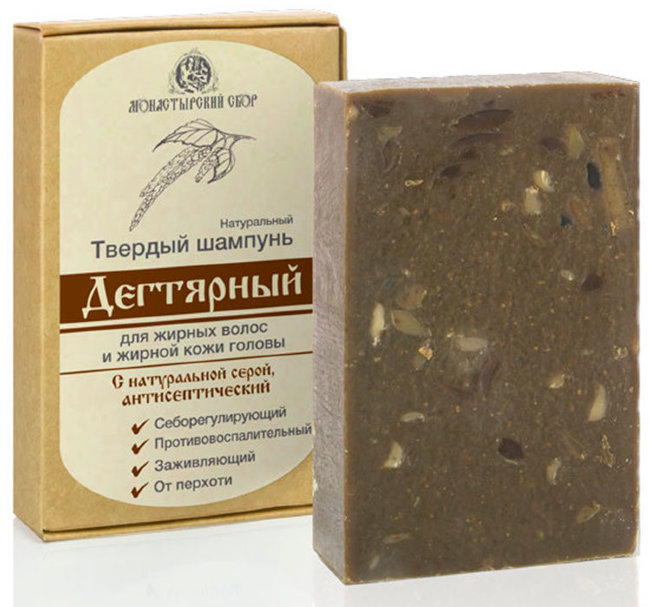 Kleona Твердый шампунь Дегтярный, 85 г