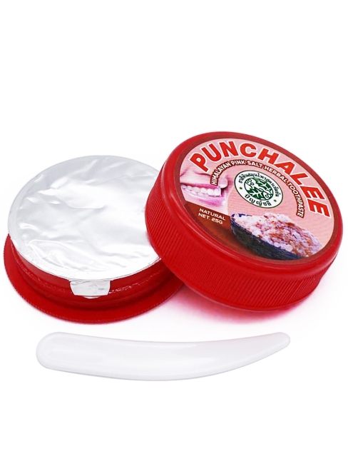 Punchalee Зубная паста растительная с гималайской розовой солью Himalayan Pink Salt Herbal Toothpaste, 25 г Punchalee Зубная паста растительная с гималайской розовой солью Himalayan Pink Salt Herbal Toothpaste, 25 г