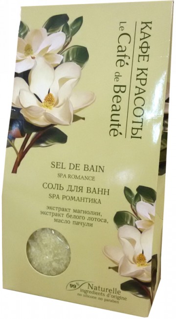 Кафе Красоты Морская соль для ванн SPA Романтика, 400 г Кафе Красоты Морская соль для ванн SPA Романтика, 400 г