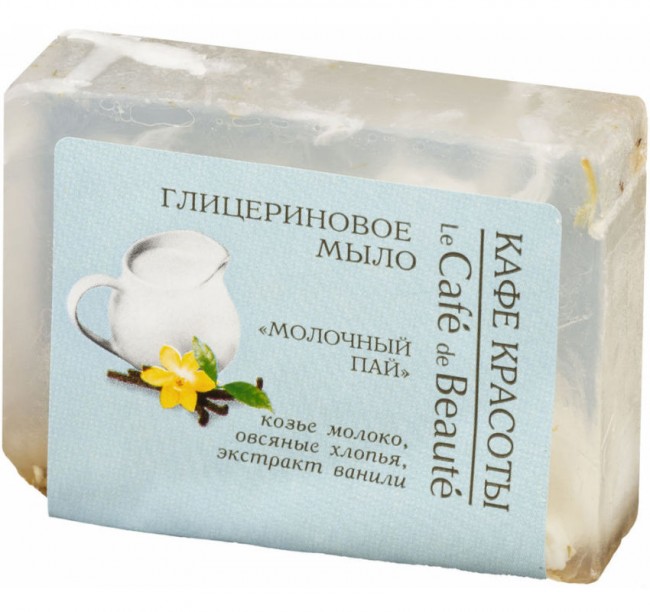 Кафе Красоты Глицериновое мыло "Молочный пай", 100 г