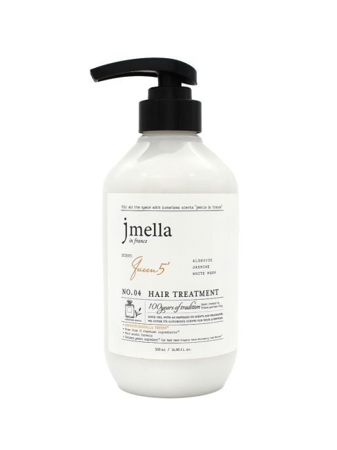 Jmella Парфюмированная маска для волос Королева 5 N0.04 In France Queen 5 Hair Treatment, 500 мл Jmella Парфюмированная маска для волос Королева 5 N0.04 In France Queen 5 Hair Treatment, 500 мл