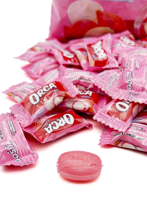 Boonprasert Конфеты карамель со вкусом змеиного фрукта и сливочной начинкой Orca Sala Creamy Sala Flavoured Candy With Cream Filling (50 шт), 140 г