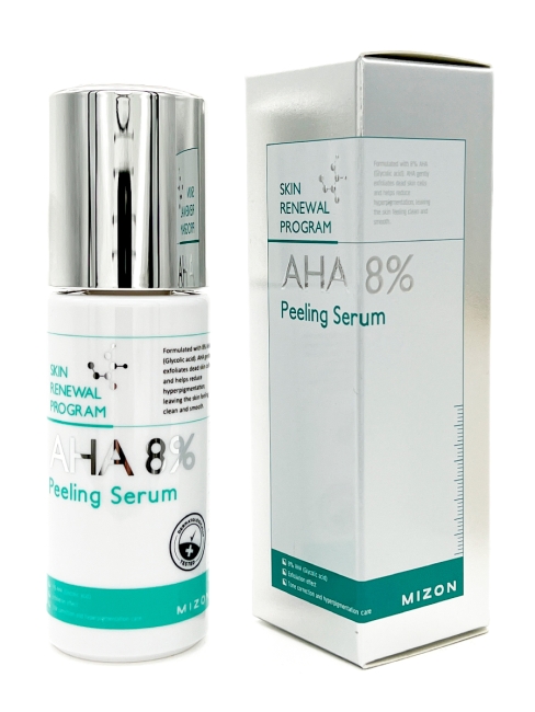 MIZON Сыворотка с фруктовыми кислотами Aha 8% Peeling Serum, 50 мл MIZON Сыворотка с фруктовыми кислотами Aha 8% Peeling Serum, 50 мл