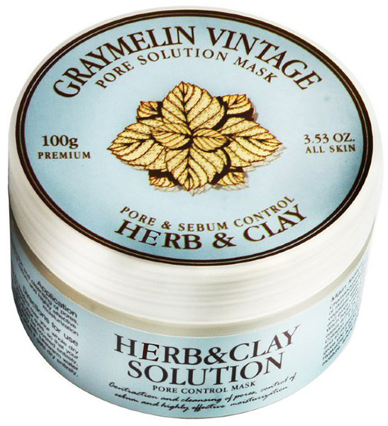 Graymelin Herb & Clay Pore Solution Mask Маска для лица на основе трав и глины, 100 г