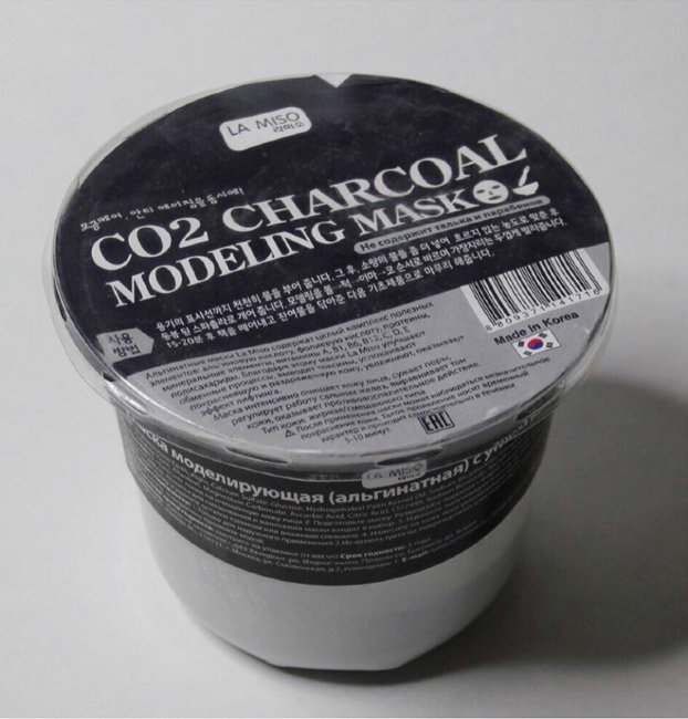 LA MISO Co2 Charcoal Modeling Mask Маска моделирующая (альгинатная) с углем на основе СО2, 28 г