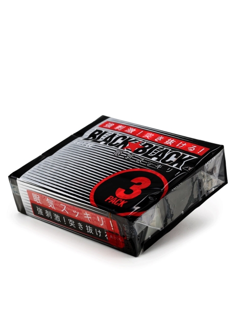 LOTTE Жевательная резинка с кофеином 3 пачки в блоке Black Black Gum 3P 9 Pieces, 3x27,8 г LOTTE Жевательная резинка с кофеином 3 пачки в блоке Black Black Gum 3P 9 Pieces, 3x27,8 г