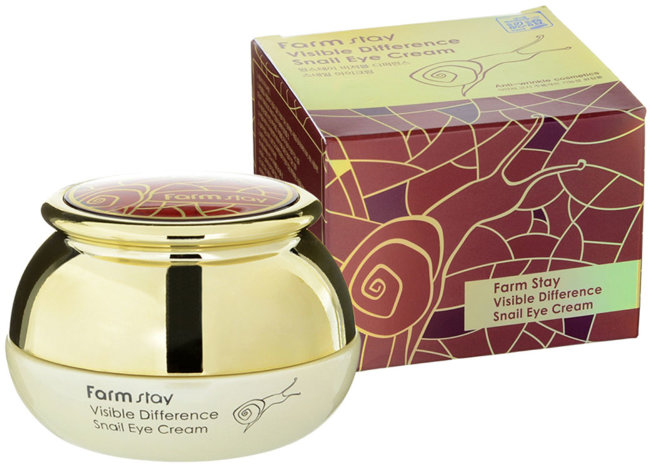 FarmStay Visible Difference Snail Eye Cream Крем для глаз с экстрактом улитки, 50 г