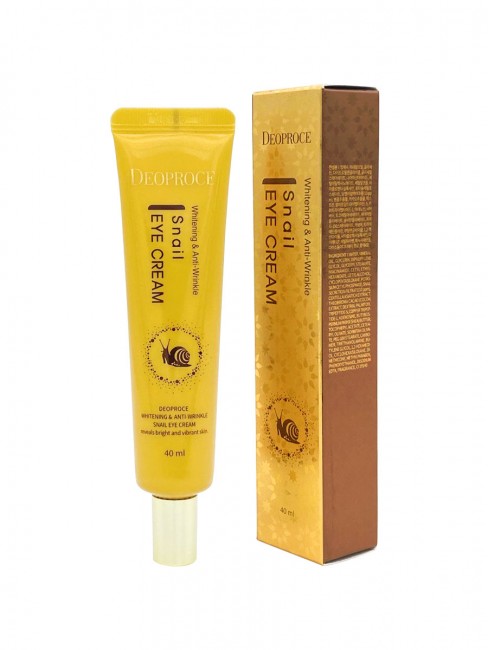 Deoproce Антивозрастной Крем для глаз с экстрактом улитки Snail Eye Cream, 40 мл