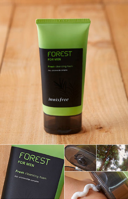 Innisfree Forest For Men Fresh Cleansing Foam Освежающая пенка для умывания и бритья с фитонцидным комплексом, 150 мл Innisfree Forest For Men Fresh Cleansing Foam Освежающая пенка для умывания и бритья с фитонцидным комплексом, 150 мл