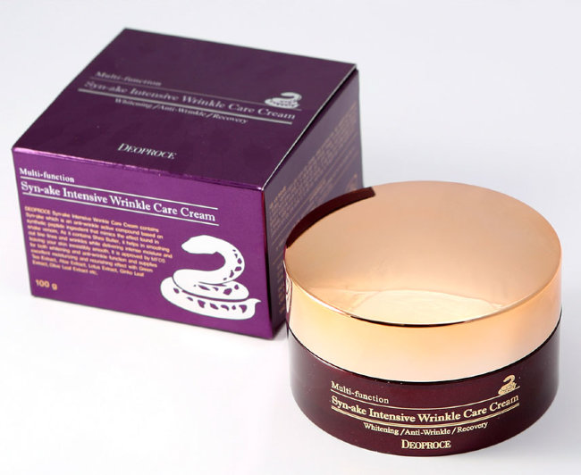 Deoproce Synake Intensive Wrinkle Care Cream Крем для лица со змеиным ядом, 100 г Deoproce Synake Intensive Wrinkle Care Cream Крем для лица со змеиным ядом, 100 г