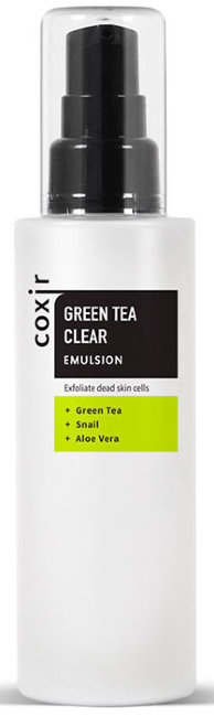Coxir Green Tea Clear Emulsion Эмульсия с зеленым чаем, 100 мл
